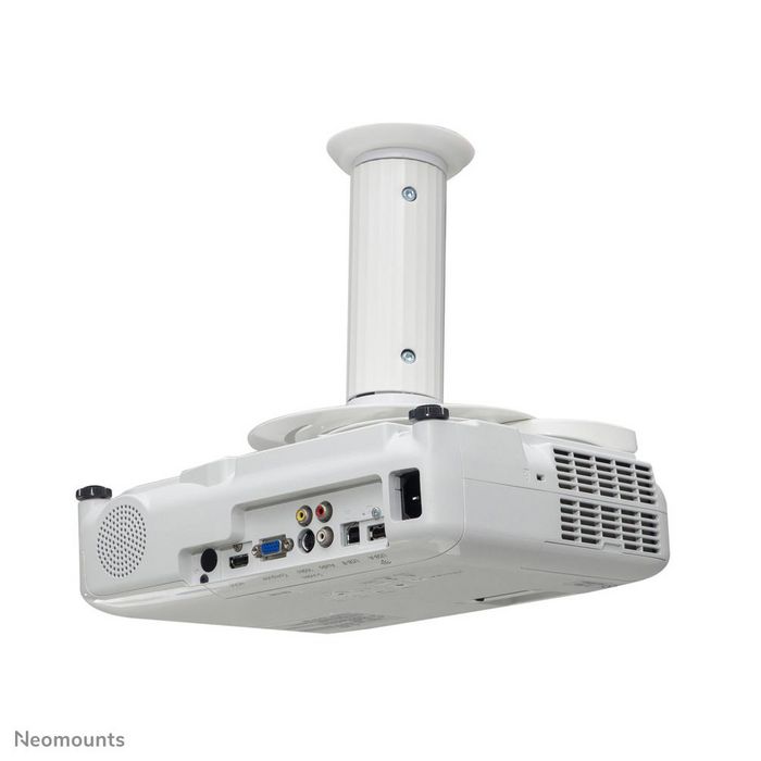 Neomounts Newstar Universal Projector Ceiling Mount, Height Adjustable (8-15cm) - White - W124746234