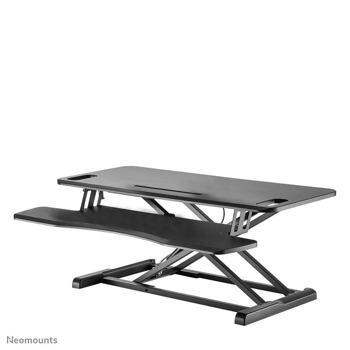 Neomounts by Newstar Le poste de travail NewStar assis-debout, modèle NS-WS300BLACK convertit une table standard en poste de travail assis-debout très confortable pour la santé. - W124866394