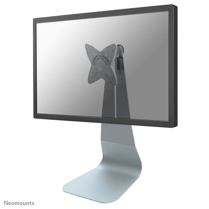 Neomounts Neomounts by Newstar Stylish Tilt/Turn/Rotate Desk Stand for 10-27" Monitor Screen, Height Adjustable - Silver - W124450658