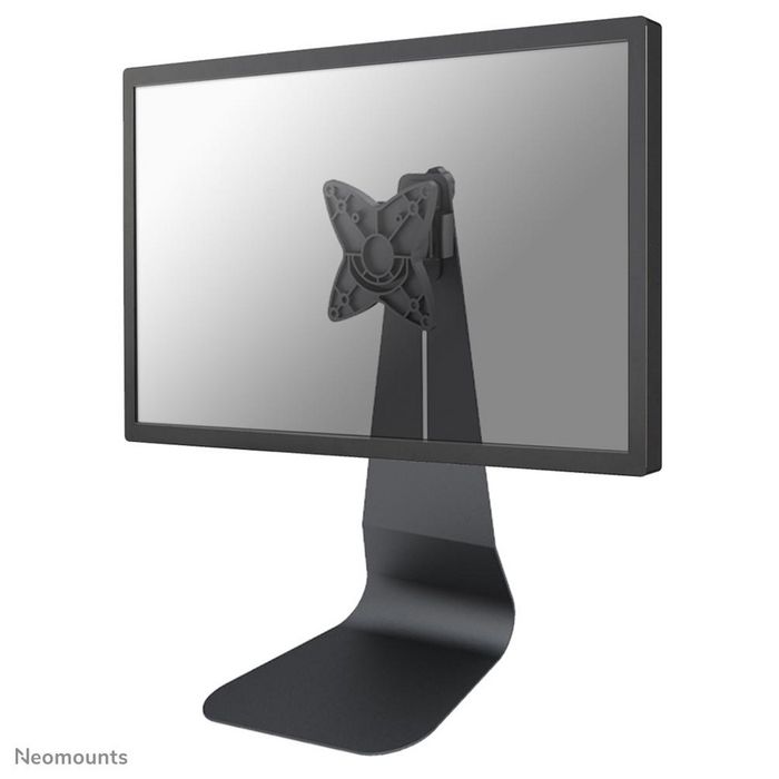 Neomounts Newstar Stylish Tilt/Turn/Rotate Desk Stand for 10-27" Monitor Screen, Height Adjustable - Black - W124450659