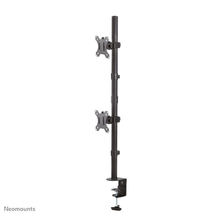 Neomounts by Newstar Newstar Full Motion Dual Desk Mount (clamp & grommet) for two 10-32" Monitor Screens - Black - W124850340