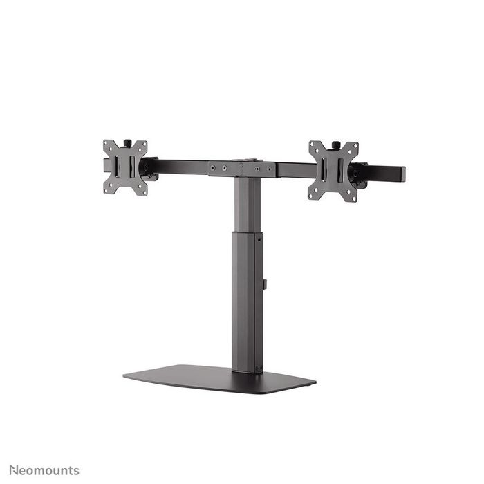 Neomounts by Newstar Newstar Stylish Tilt/Turn/Rotate Desk Stand for two 10-27" Monitor Screens, Height Adjustable - Black - W124850345