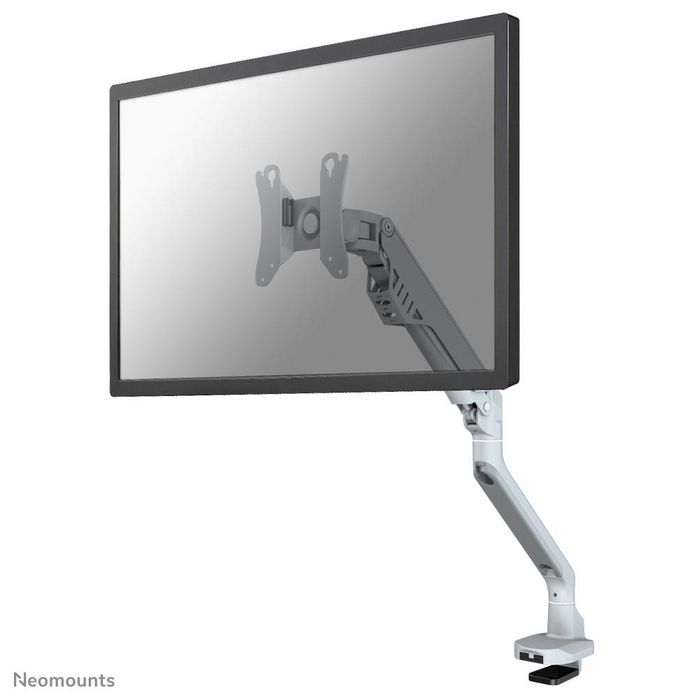 Neomounts Neomounts by Newstar Full Motion Desk Mount (clamp & grommet) for 10-32" Monitor Screen, Height Adjustable (gas spring) - Silver - W124850344
