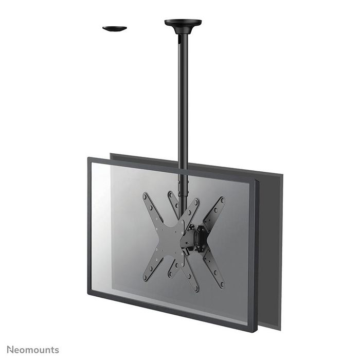 Neomounts by Newstar FPMA-C340DBLACK full motion dual TV/monitor ceiling mount for 32-75" screens - Black - W127038824