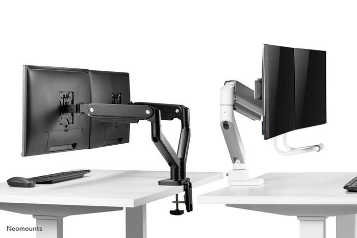 Neomounts by Newstar DS75-450WH2 full motion desk monitor arm for 17-32" screens - White - W127221961