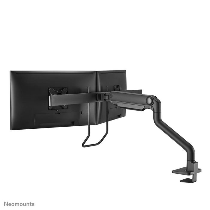 Neomounts DS75S-950BL2 full motion desk monitor arm for 17-27" screens - Black - W128453961