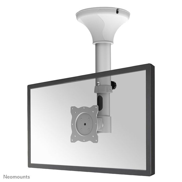 Neomounts by Newstar Newstar TV/Monitor Ceiling Mount for 10"-30" Screen, Height Adjustable - Silver - W125085530