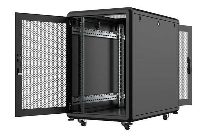 Lanview by Logon 19" 16U Rack Cabinet 600 x 1000mm Server Line - W128316973