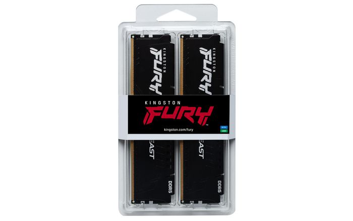 Kingston Fury Beast Black Xmp Memory Module 128 Gb 4 X 32 Gb Ddr5 5200 Mhz - W128563456