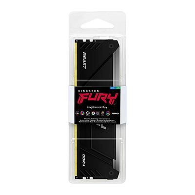 Kingston 8GB DDR4-2666MT/S CL16 DIMM FURY BEAST RGB - W128597098