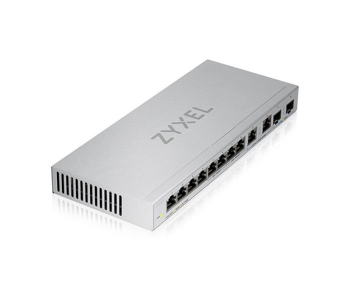 Zyxel XGS1010-12 v2, 12-Port Gigabit Unmanaged Desktop Switch with 8-Port 1G + 2-Port 2.5G + 2-Port SFP+ - W128578885