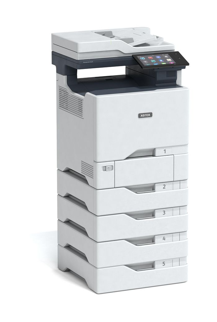 Xerox Xerox VersaLink C625V_DN - Multifunktionsprinter - farve - laser - Legal (216 x 356 mm) (original) - Legal (medie) - op til 50 spm (kopiering) - op til 50 spm (udskriver) - 650 ark - 33.6 Kbps - USB 2.0, Gigabit LAN, USB vært - W128602565