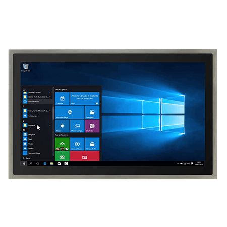 Winmate 23.8" Intel® Core™ i5-1135G7 2.4GHz,full IP69K Stainless PCAP Chassis Panel PC, 4/128GB RAM/SSD, Win 11 Pro - W128813384