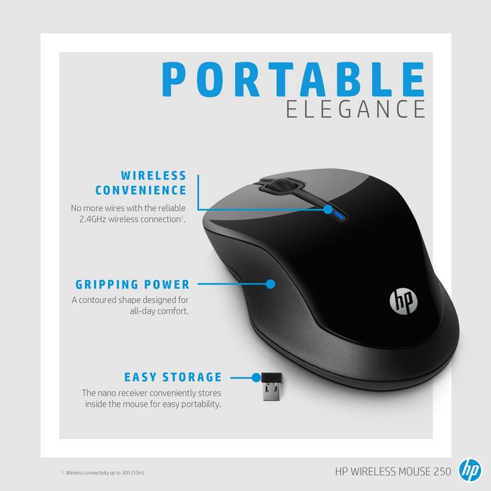 HP Wireless Mouse 250 - W125503086