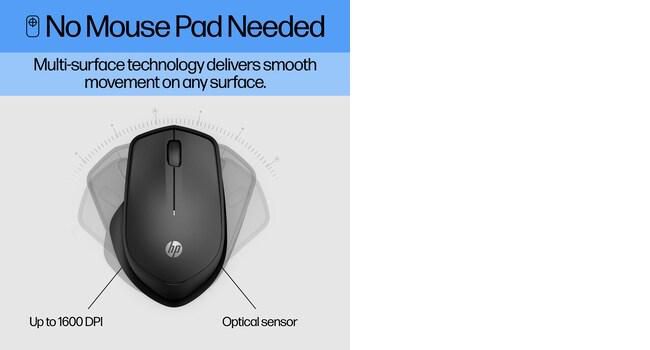 HP Dual mode Wireless Optical Mouse - HP 