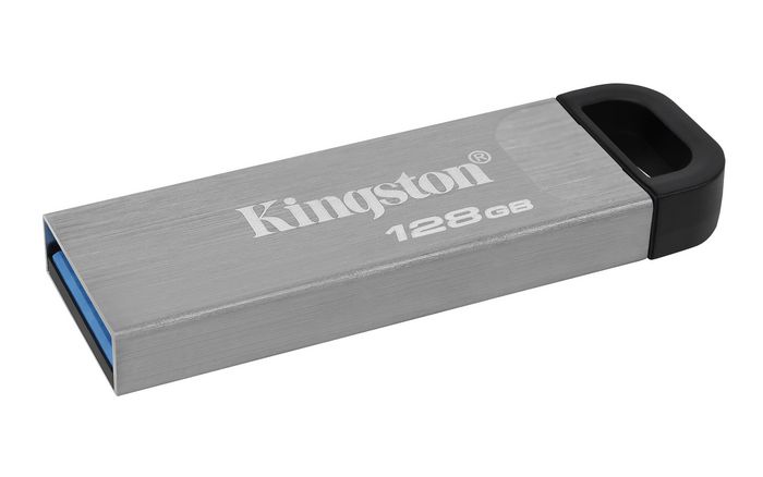 Kingston 128GB, USB 3.2 Gen 1, 4 g, 39mm x 12.6mm x 4.9mm - W125900280