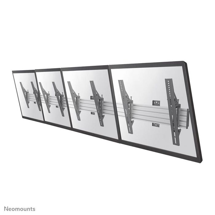 Neomounts by Newstar Neomounts by Newstar Pro Menuboard Wall mount for four 32"-55"/65" Screens - Black - W125655994