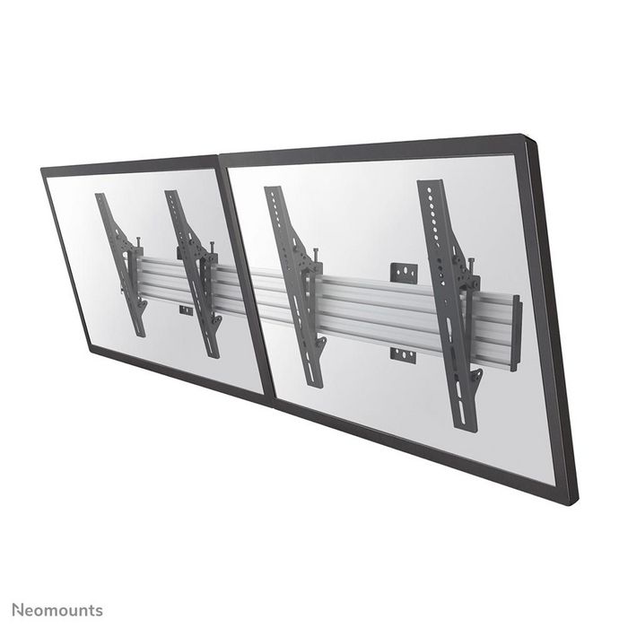 Neomounts by Newstar Neomounts by Newstar Pro Menuboard Wall mount for two 32"-55"/65" Screens - Black - W125655992