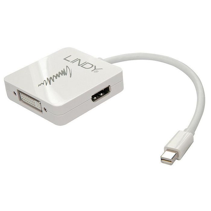 Lindy "Mini DisplayPort 1.2 to DisplayPort 1.2, HDMI & DVI Converter" - W128802330
