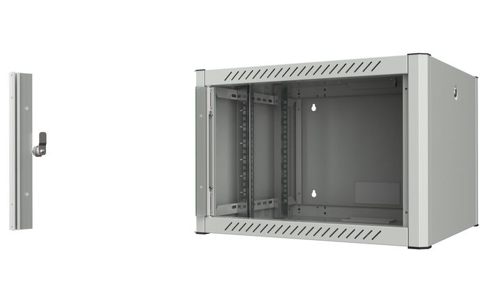 Lanview by Logon 19'' Rack Cabinet 7U 60 x 56 Wallmount Pro - W128317040