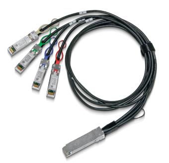 NVIDIA Mellanox Technologies MCP7F00-A03AR26L InfiniBand cable 3.5 m QSFP28 4x SFP28 Black - W128601189