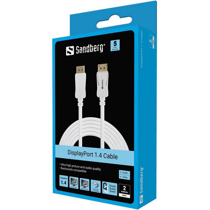 Sandberg DisplayPort 1.4 8K60Hz 2m - W124622940