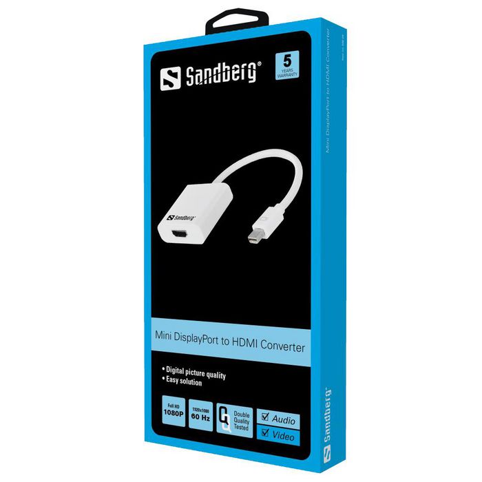 Sandberg Adapter Mini DisplayPort>HDMI - W125222628
