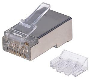 Intellinet 70-Pack Cat6A RJ45 Modular Plugs Pro Line - W128778938