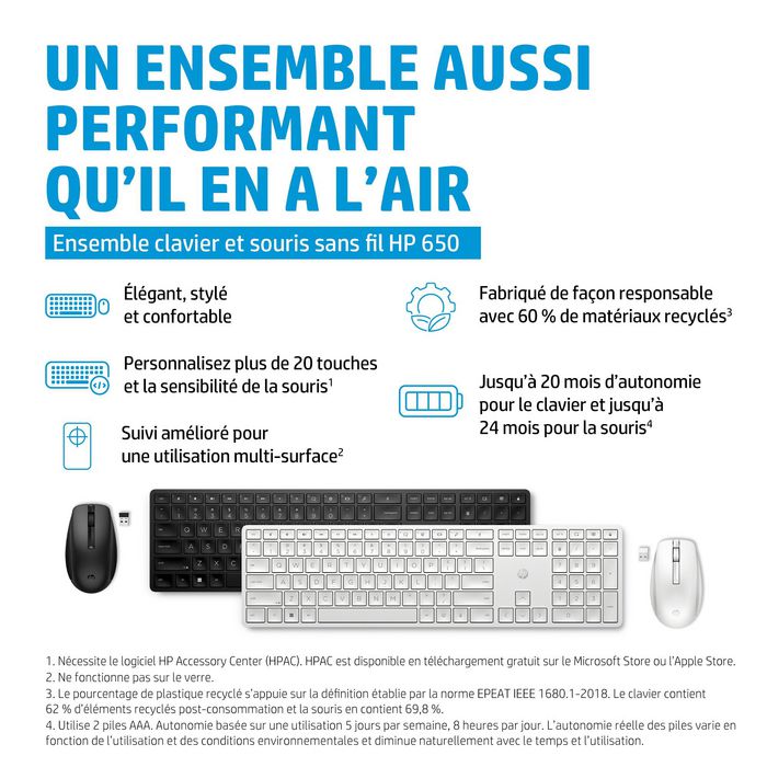 WK007 Clavier Sans Fil pour Windows/Mac 