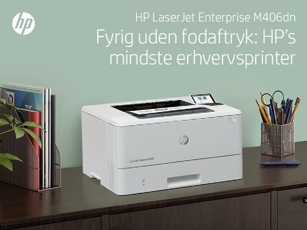 HP LaserJet Enterprise M406dn, Laser, 1200 x 1200dpi, 40ppm, A4, 1024MB, LCD - W126475429