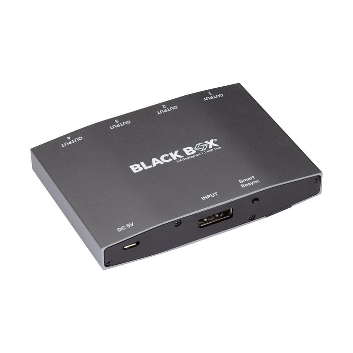 Black Box 4 PORT DISPLAYPORT MST HUB, 4K, POWER CABLE - W127054593