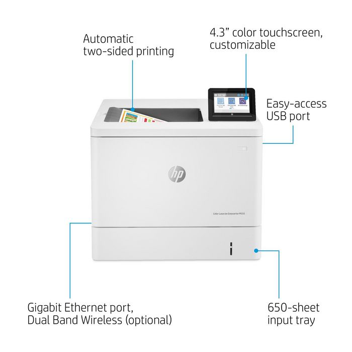 HP Color LaserJet Enterprise M554dn - Imprimante laser - Garantie