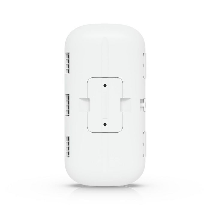 Ubiquiti UV-resistant, pole or wall-mountable enclosure with a detachable reel for organizing and reducing physical strain on fiber optic cabling - W128807446