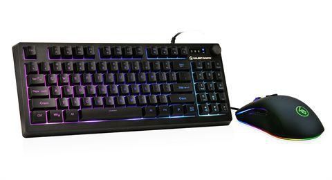 IOGEAR GKM601 keyboard Mouse included USB QWERTY English Black - W128810546