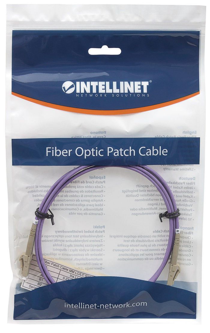 Intellinet Fiber Optic Patch Cable, Duplex, Multimode - W128809293