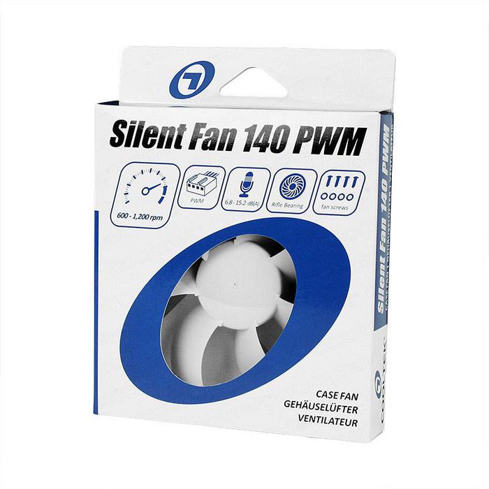 Cooltek Silent Fan 140*140*25 PWM 600 - 1200RPM 26 - W128809446