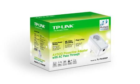 TP-Link AV500 Powerline With AC Pass Through/Nano Size - W128809610