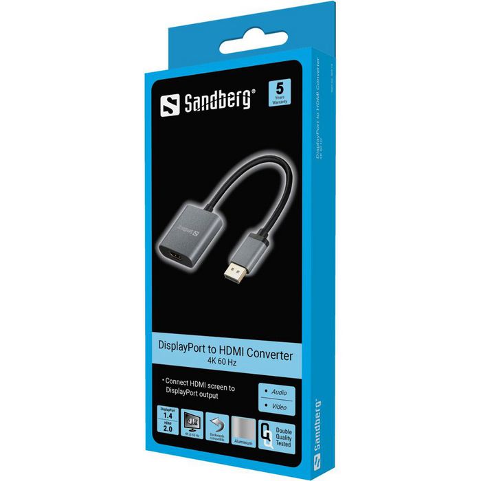Sandberg Adapter DP1.4>HDMI2.0 4K60 - W124591545