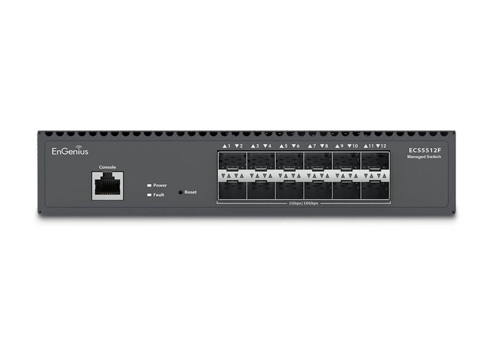EnGenius Managed / stand-alone 19" 1/2 rack 12-port SFP+ Switch - W128241751