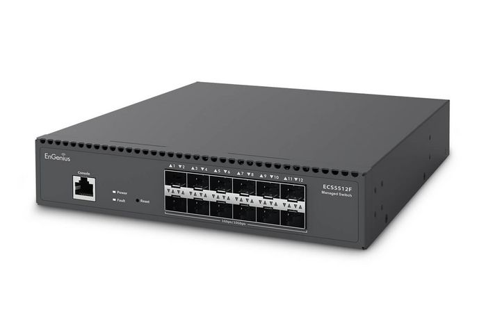 EnGenius Managed / stand-alone 19" 1/2 rack 12-port SFP+ Switch - W128241751