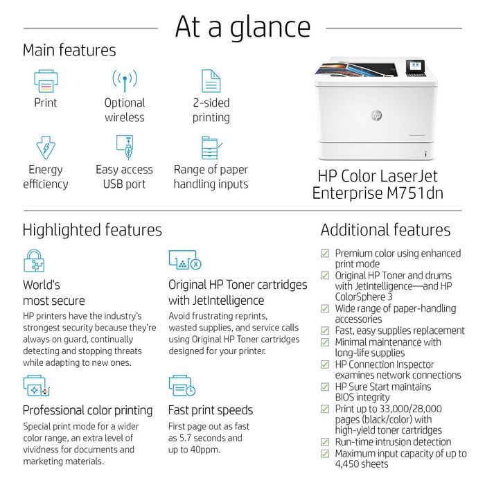 HP Laser, 1200 x 1200dpi, 40ppm, A3, 1536MB, USB, WiFi, LCD, 2.7″ - W125333259