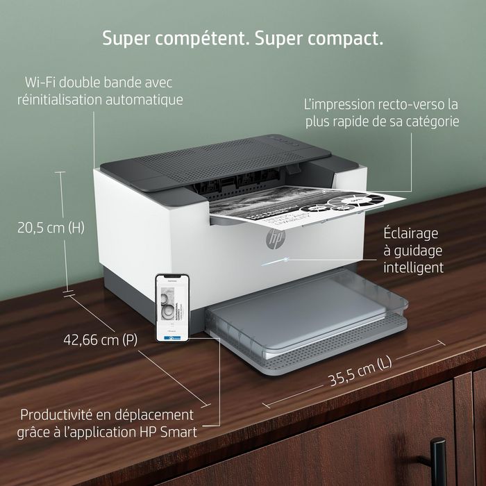 HP LaserJet M209dw Printer, Laser, 600 x 600dpi, 30ppm, A4, WiFi - W126475433