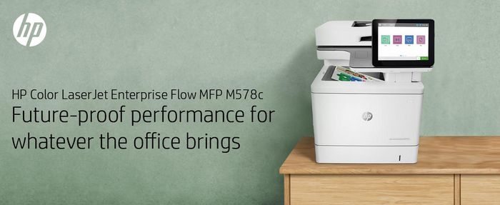 HP Imprimante multifonction Color LaserJet Enterprise Flow M578c, Laser, 1200 x 1200dpi, 38ppm, A4, 1250Mo, CGD, 8" - W126475350