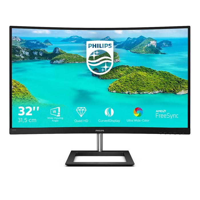 Philips E Line Curved LCD monitor with Ultra Wide-Color - W125398657