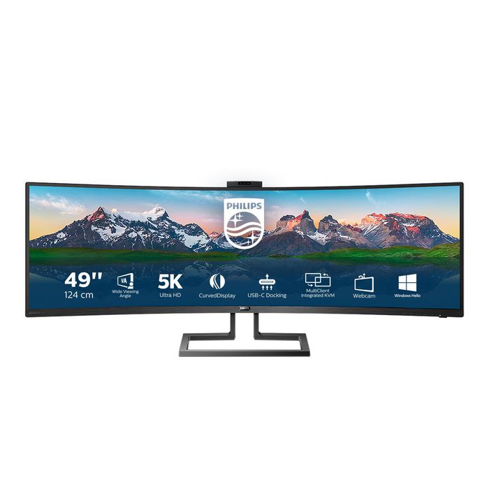 Philips P Line 32:9 SuperWide curved LCD display - W125767370