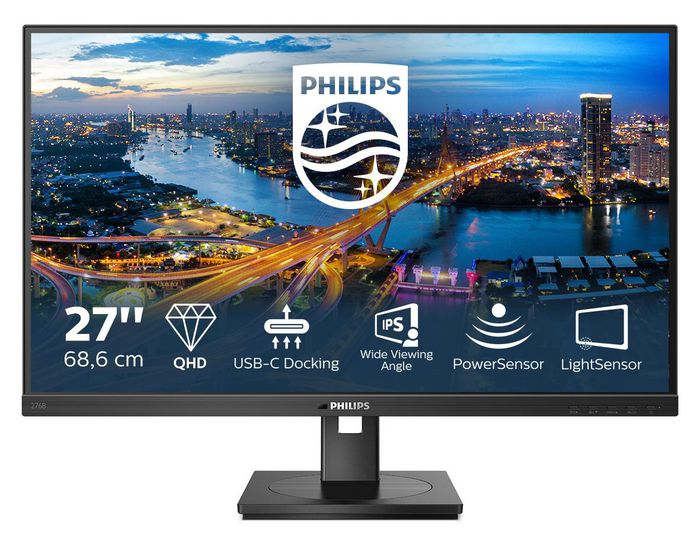 Philips Moniteur LCD avec port USB-C B-line 27" (68,6 cm) - W125836279
