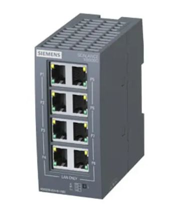 Siemens Siemens Data Acquisition Industrial Ethernet Switch, 0.52A Consumed Current, 24V DC Supply Voltage - SCALANCE Series - W128812236
