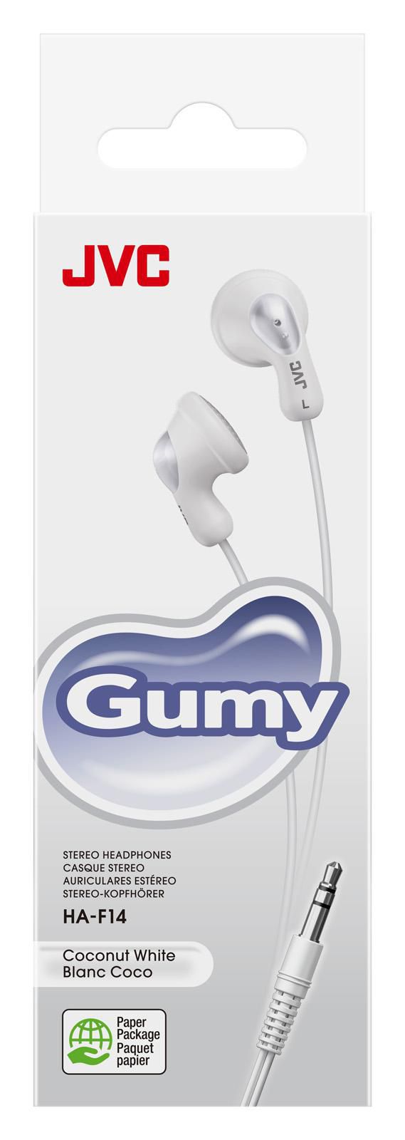 JVC Gumy In Ear Wired White - W128562398