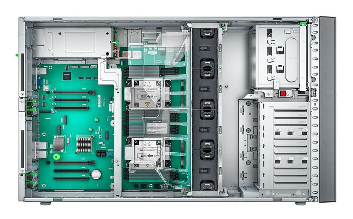 Fujitsu TX2550 M7 W/O CPU W/O RAM 8XSFF IRMC ELCM W/O PSU TPM - W128596972