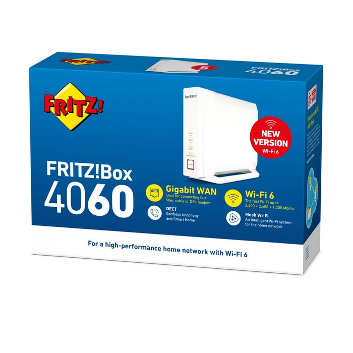 AVM Fritz!Box 4060 6000 Mbit/S White - W128281897